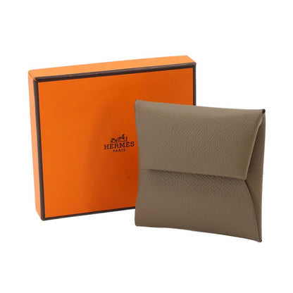 Hermes Bastia Coin Purse Epsom Etoupe Silver — view 2
