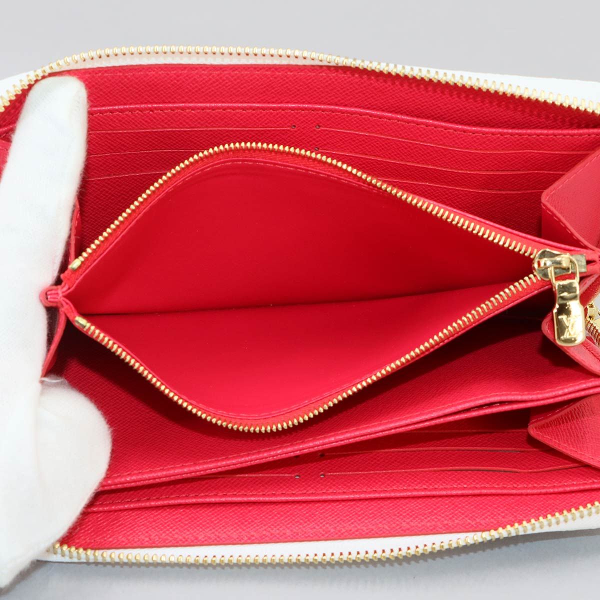 Louis Vuitton LV x Takashi Murakami Zippy Wallet Zip Around Monogram Cherry — view 7