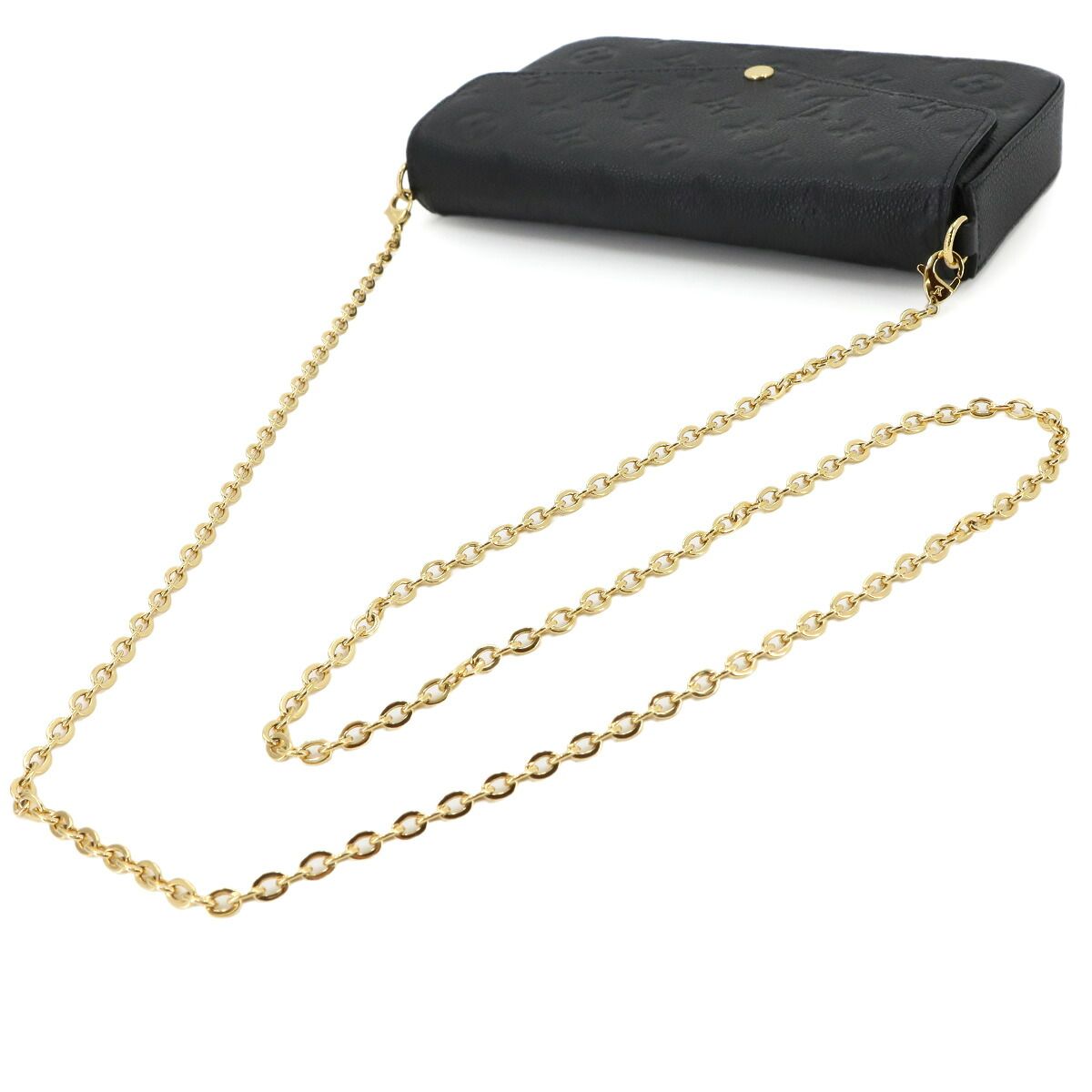 Louis Vuitton Monogram Empreinte Pochette Felicie Chain Wallet Leather — view 6