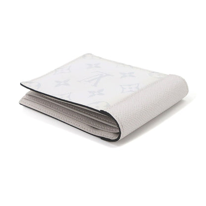 Louis Vuitton Taigarama Portefeuille Multiple Bifold Wallet Blanc — view 3