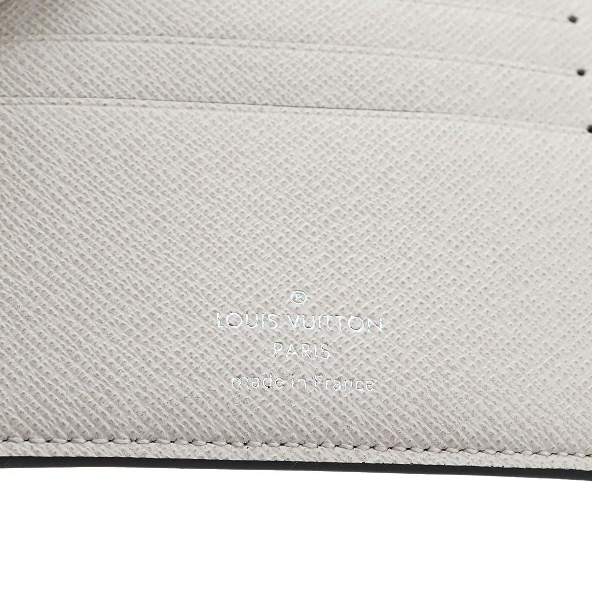 Louis Vuitton Taigarama Portefeuille Multiple Bifold Wallet Blanc — view 7