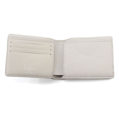 Louis Vuitton Taigarama Portefeuille Multiple Bifold Wallet Blanc — view 5