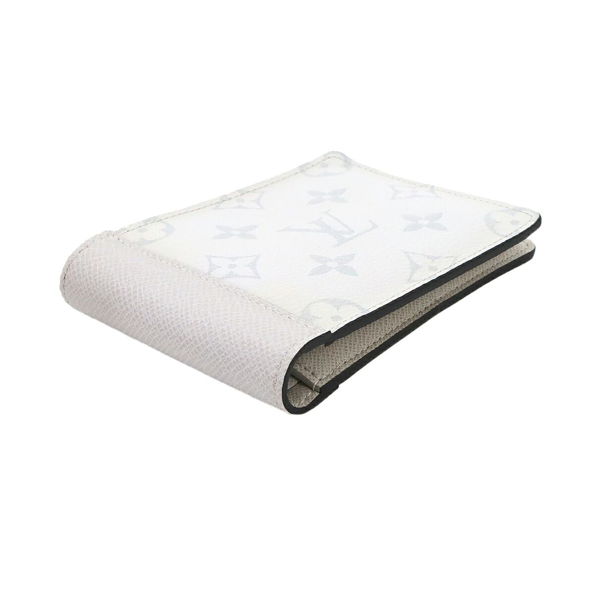 Louis Vuitton Taigarama Portefeuille Multiple Bifold Wallet Blanc — view 4