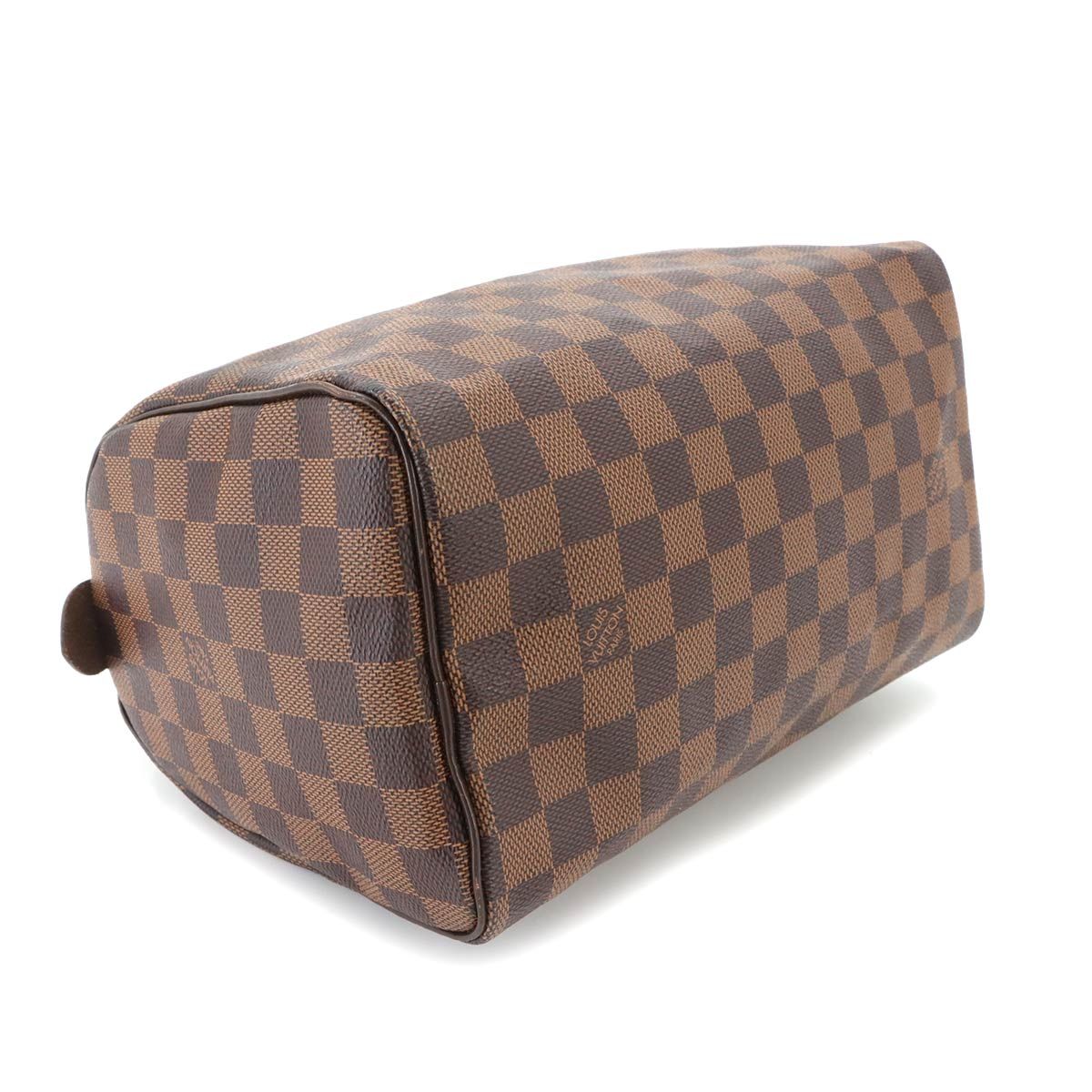 Louis Vuitton Damier Speedy 25 Hand Bag Ebene Brown Gold — view 4