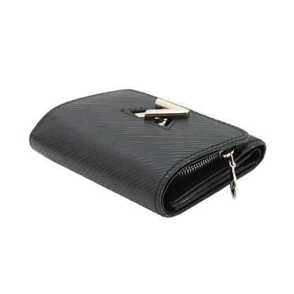 Louis Vuitton Epi Portefeuille Twist Compact XS Trifold Wallet Leather Noir — view 4