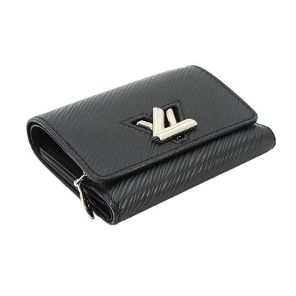 Louis Vuitton Epi Portefeuille Twist Compact XS Trifold Wallet Leather Noir — view 5