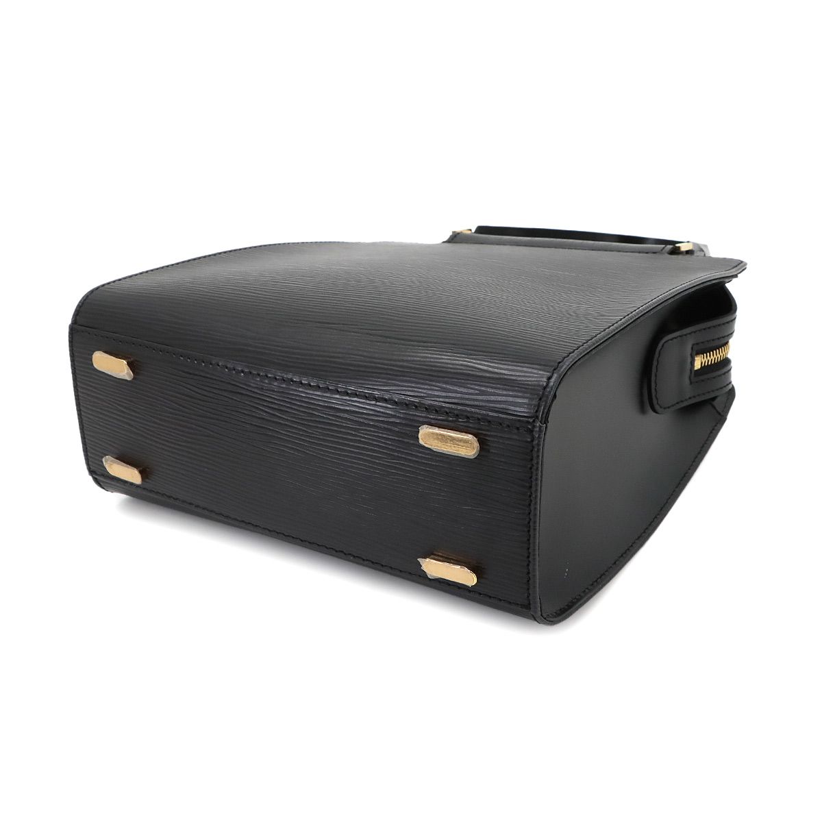 Louis Vuitton Epi Figari PM Hand Bag Leather Noir Gold — view 5
