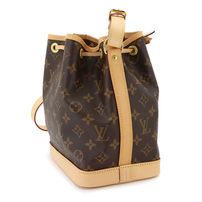 Louis Vuitton Monogram Noe BB Shoulder Bag Brown Gold — view 4