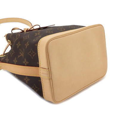 Louis Vuitton Monogram Noe BB Shoulder Bag Brown Gold — view 5