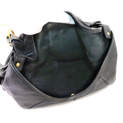 Saint Laurent Mombasa Bag Leather Black Silver — view 6