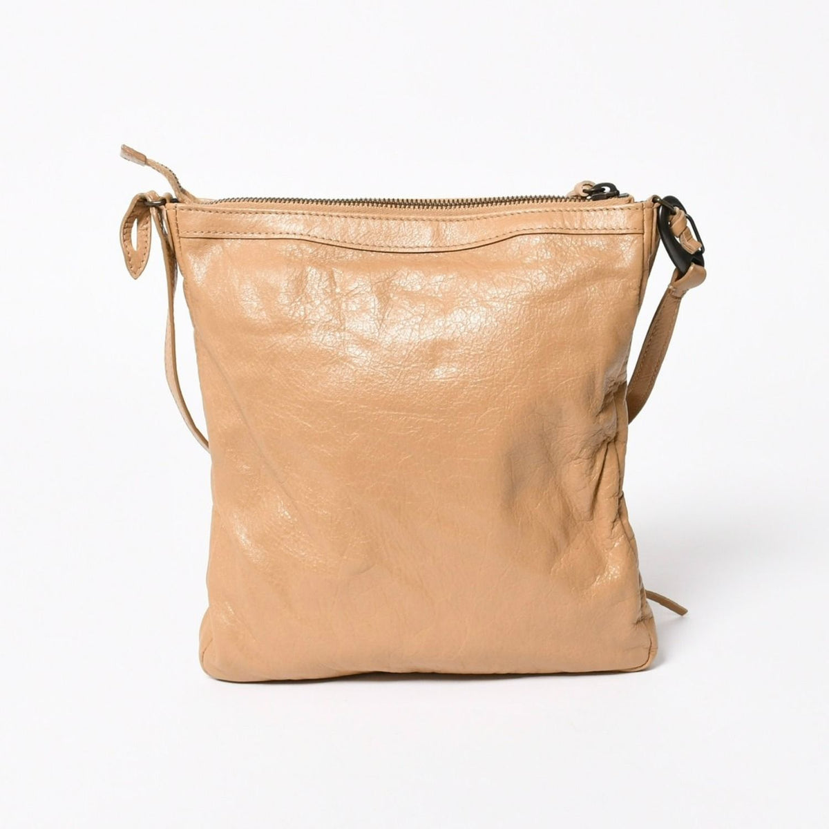 Balenciaga Classic Cross Belt Bag Calfskin Beige Antique Gold — view 2