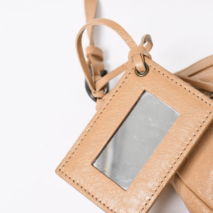 Balenciaga Classic Cross Belt Bag Calfskin Beige Antique Gold — view 7