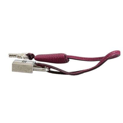 Hermes Leather Purple Clochette 120 Number — view 2