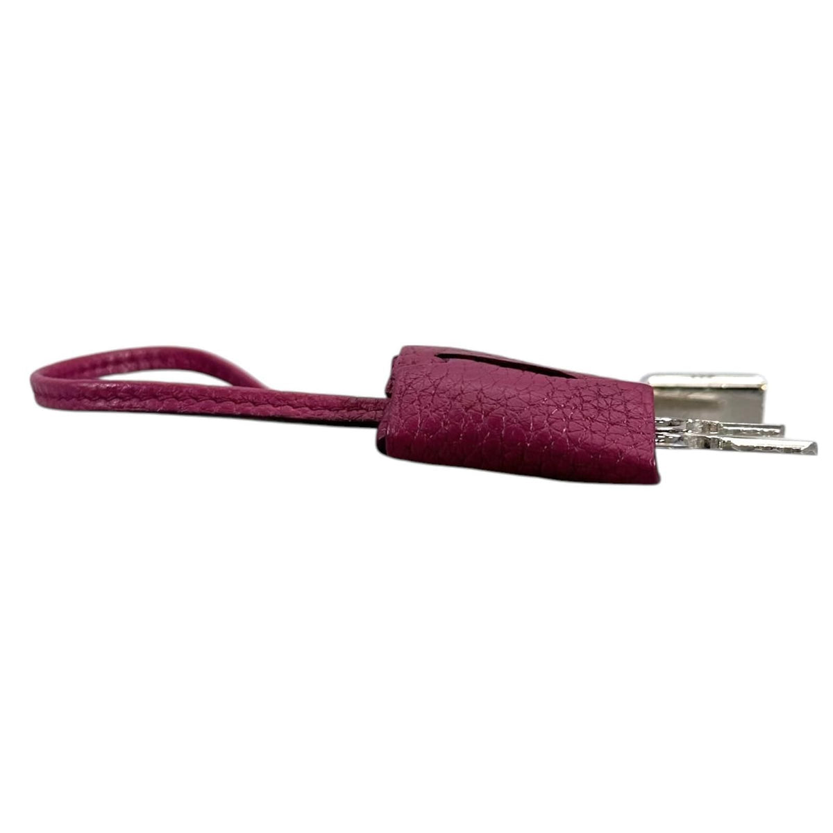 Hermes Leather Purple Clochette 120 Number — view 3