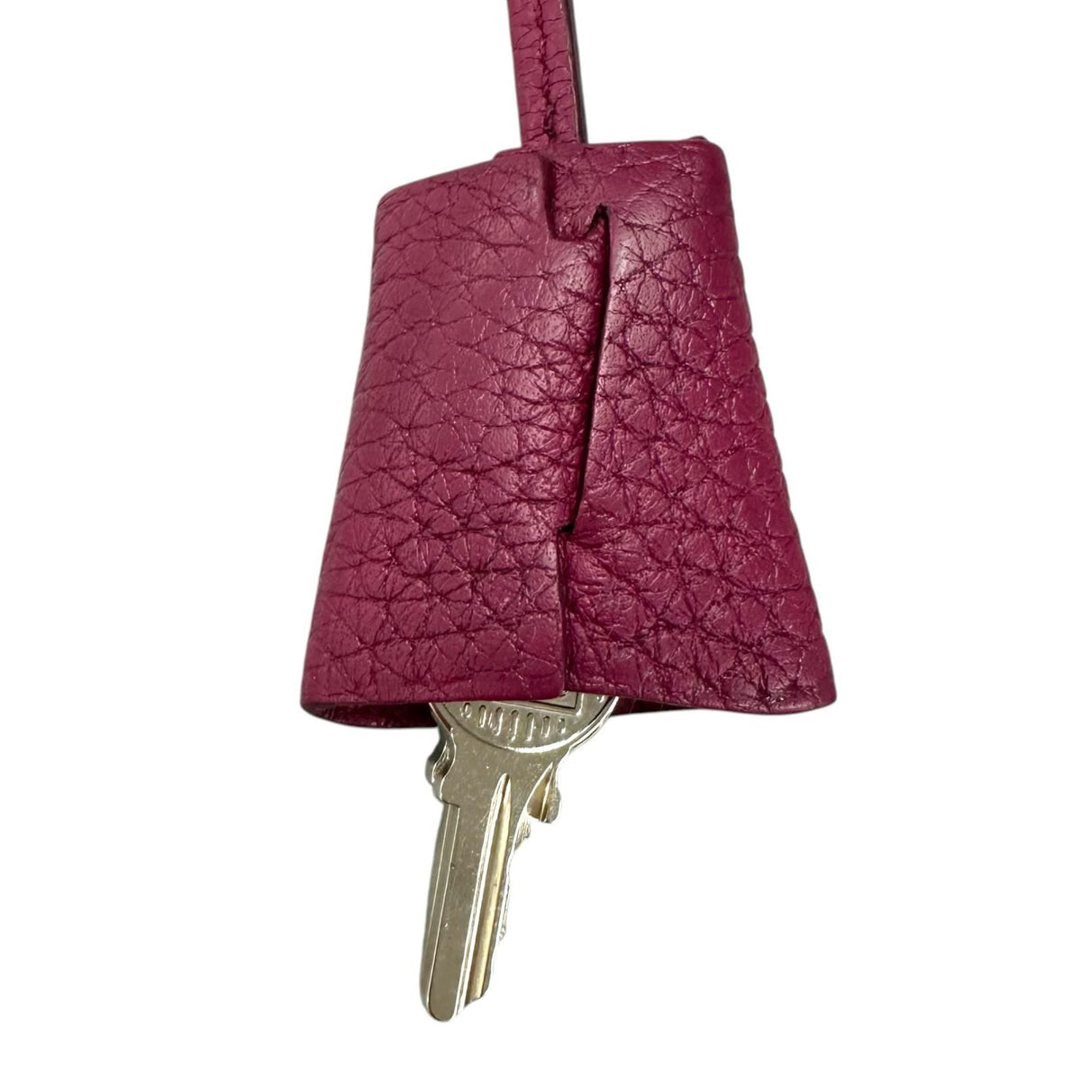 Hermes Leather Purple Clochette 120 Number — view 5