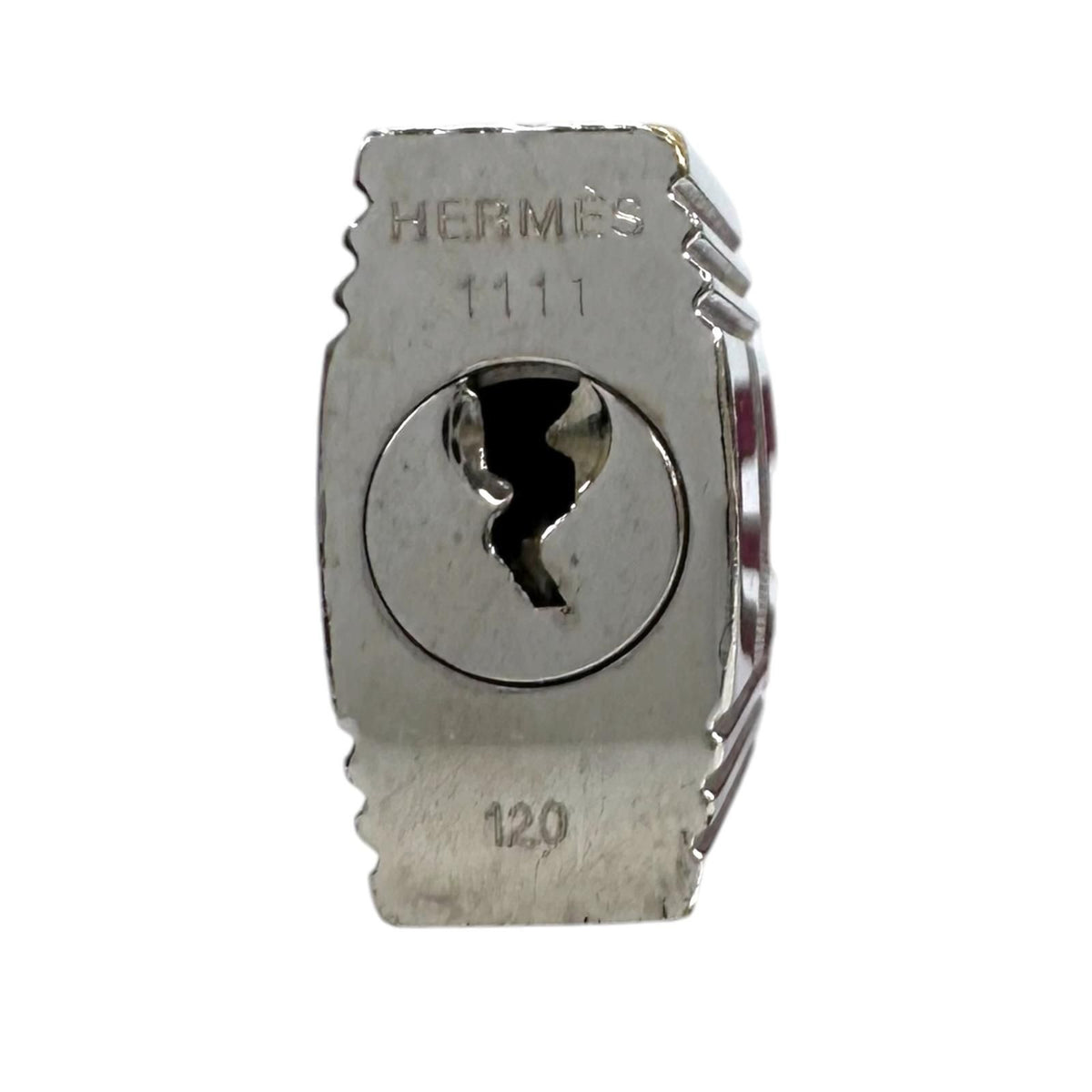 Hermes Leather Purple Clochette 120 Number — view 7