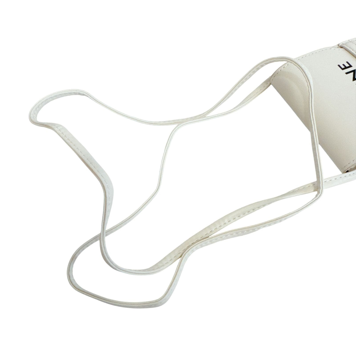 Celine Mobile Phone Pouch Leather White Smartphone Shoulder Bag — view 2