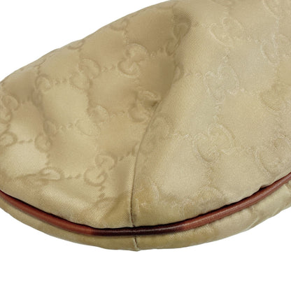 Gucci GG Nylon Half Moon Shoulder Bag Beige — view 4