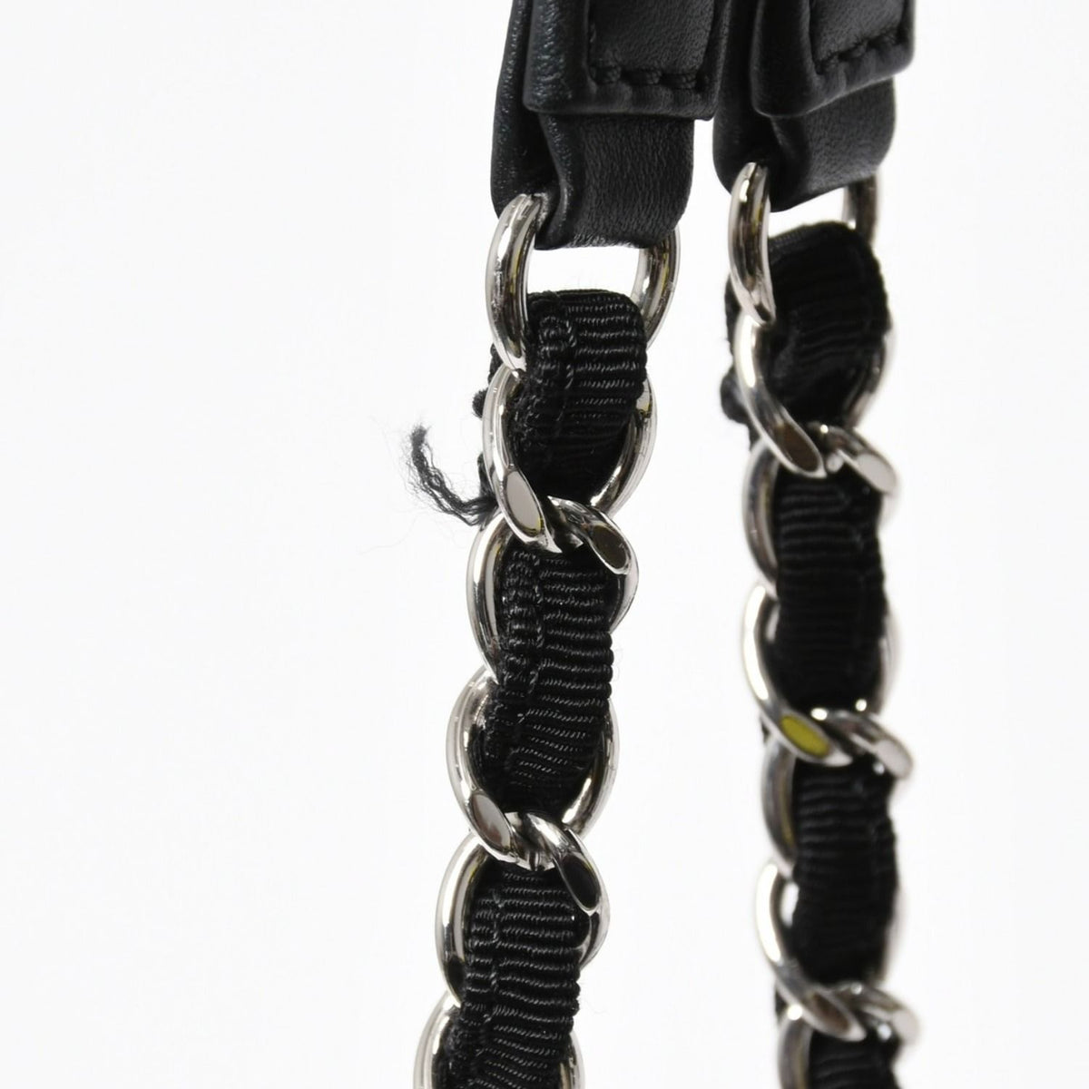 Chanel 2-Way Shoulder Bag Chain Deauville Line Navy — view 6