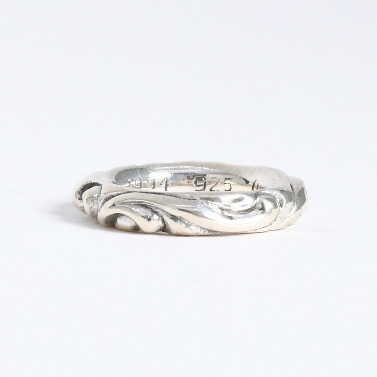 Chrome Hearts Scroll Band Ring 925 Sterling Silver — view 2