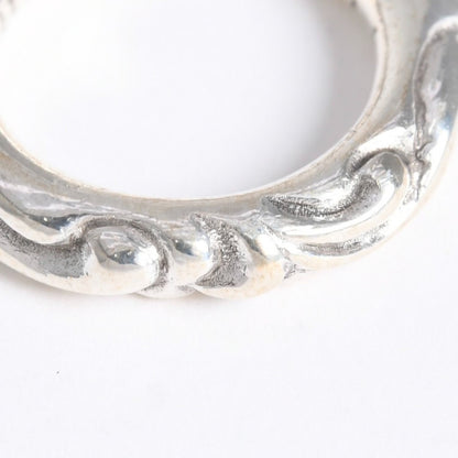 Chrome Hearts Scroll Band Ring 925 Sterling Silver — view 7
