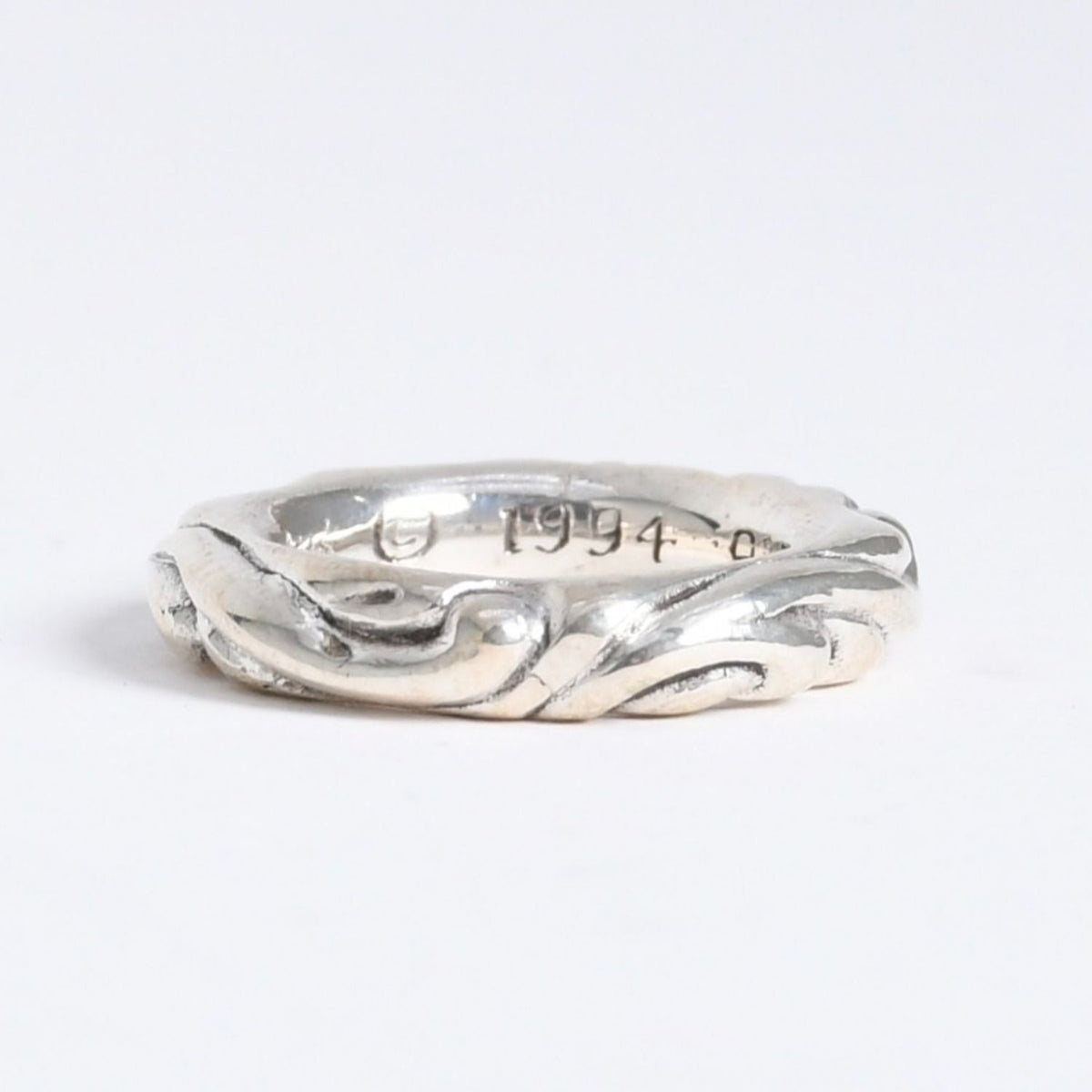 Chrome Hearts Scroll Band Ring 925 Sterling Silver — view 3