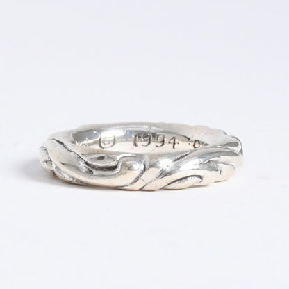 Chrome Hearts Scroll Band Ring 925 Sterling Silver — view 3