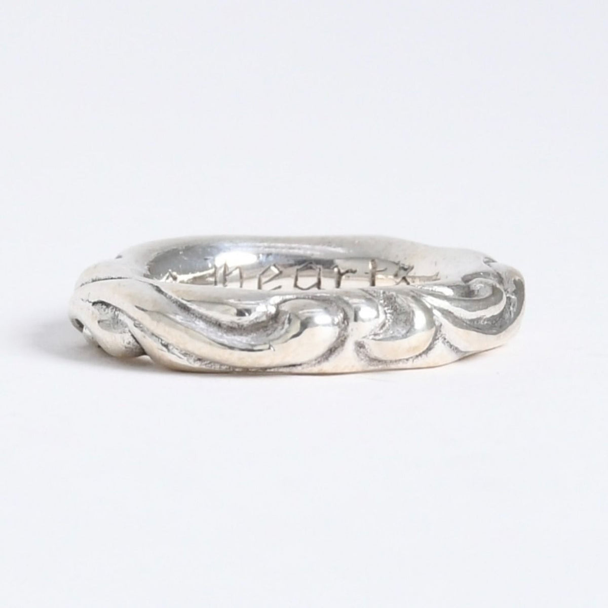 Chrome Hearts Scroll Band Ring 925 Sterling Silver — view 5