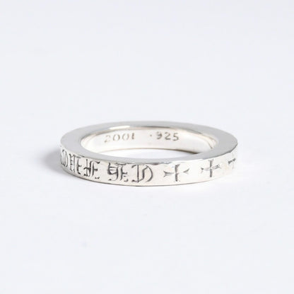 Chrome Hearts Spacer Fck You Ring 925 Sterling Silver