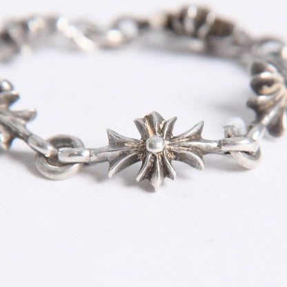 Chrome Hearts Tiny Ech Plus Cross Ring 925 Sterling Silver — view 4