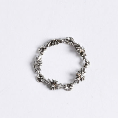 Chrome Hearts Tiny Ech Plus Cross Ring 925 Sterling Silver