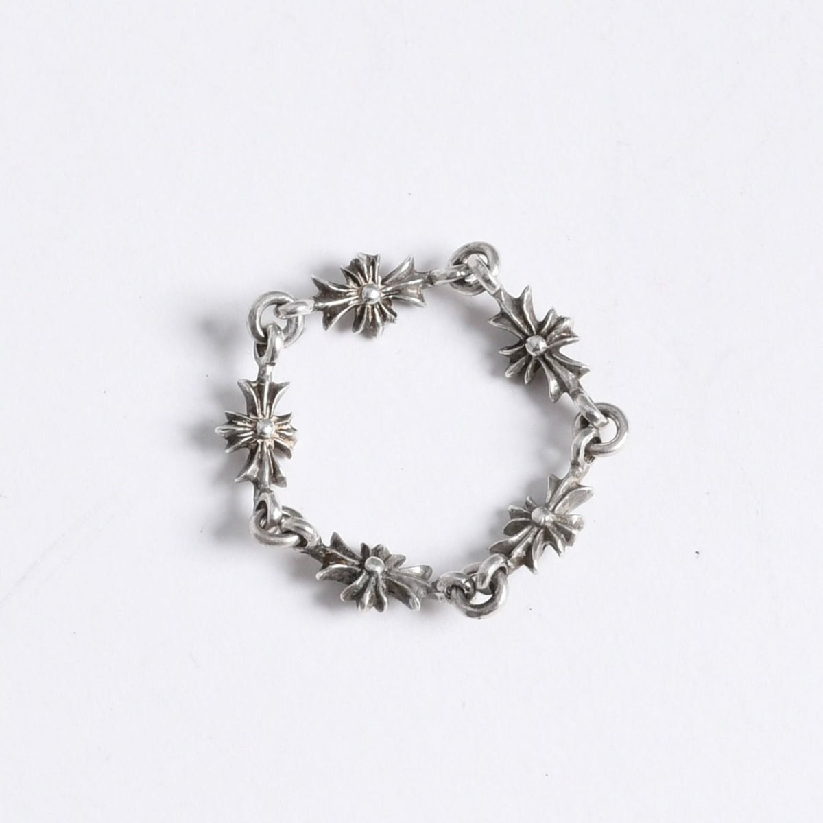 Chrome Hearts Tiny Ech Plus Cross Ring 925 Sterling Silver — view 2