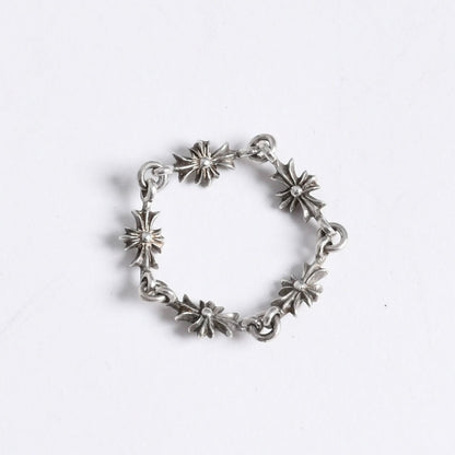 Chrome Hearts Tiny Ech Plus Cross Ring 925 Sterling Silver — view 2