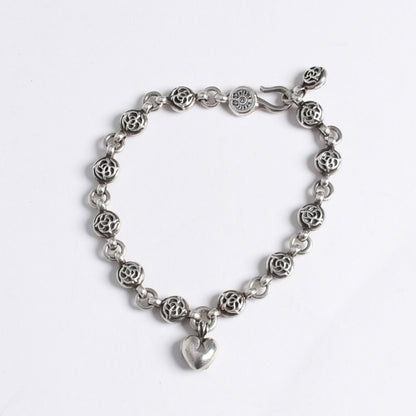 Chrome Hearts Clip Floral Ball Key Ring Key Holder — view 2