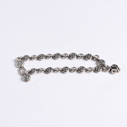 Chrome Hearts Clip Floral Ball Key Ring Key Holder — view 5