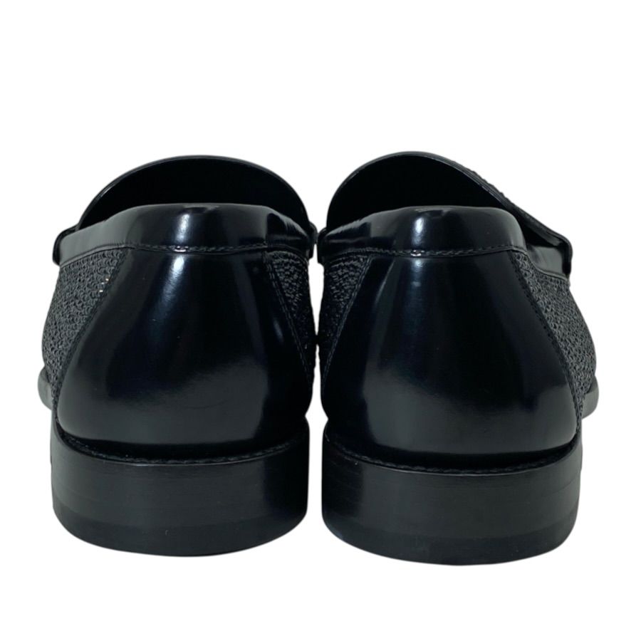 Louis Vuitton Loafers Swarovski Leather Black — view 5