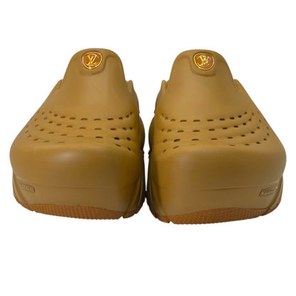 Louis Vuitton LV Shark Clog Sandals Slip-on Rubber Yellow Mustard — view 2