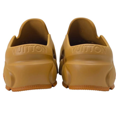 Louis Vuitton LV Shark Clog Sandals Slip-on Rubber Yellow Mustard — view 4