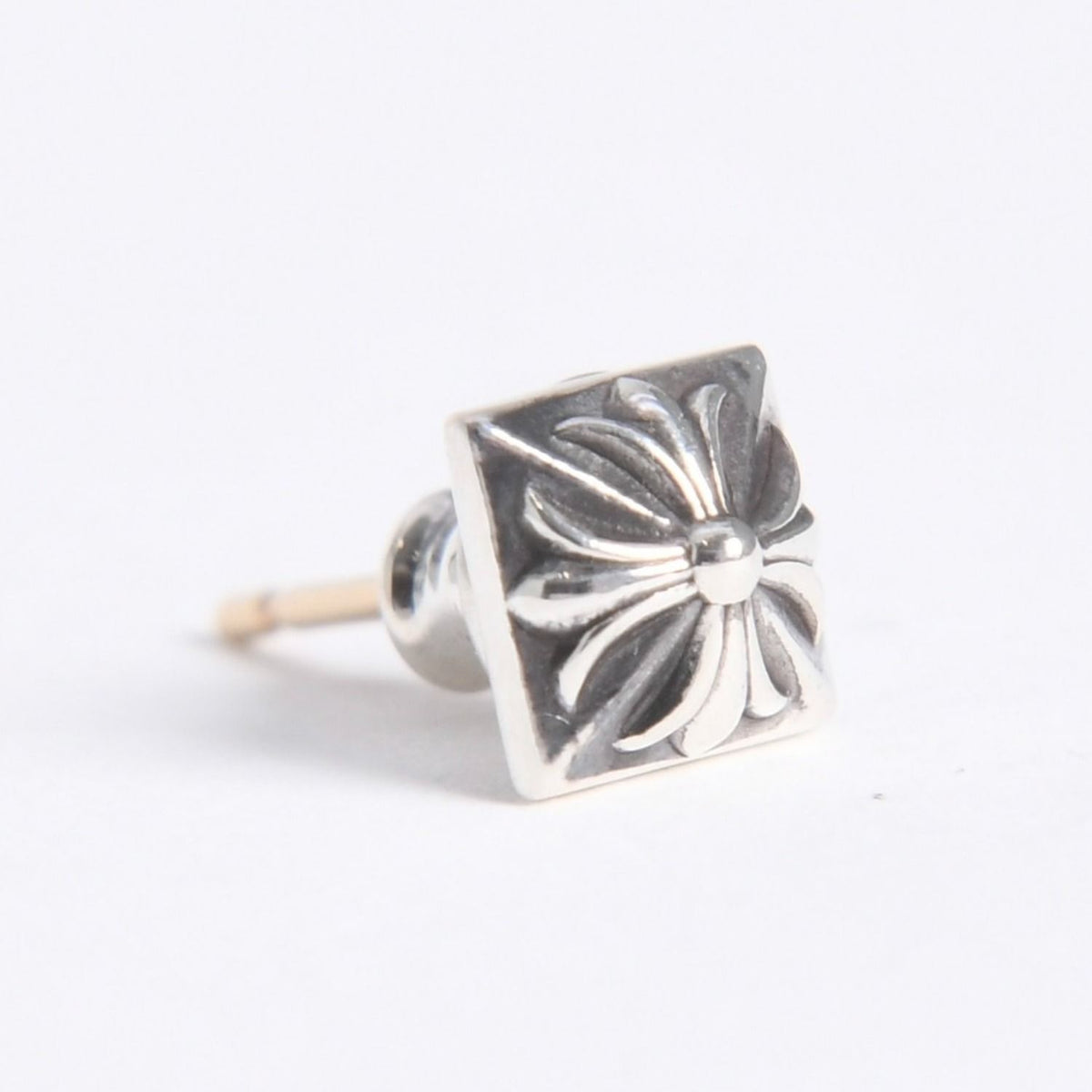 Chrome Hearts Stud Pyramid Pls Single Earrings 925 Sterling Silver — view 3