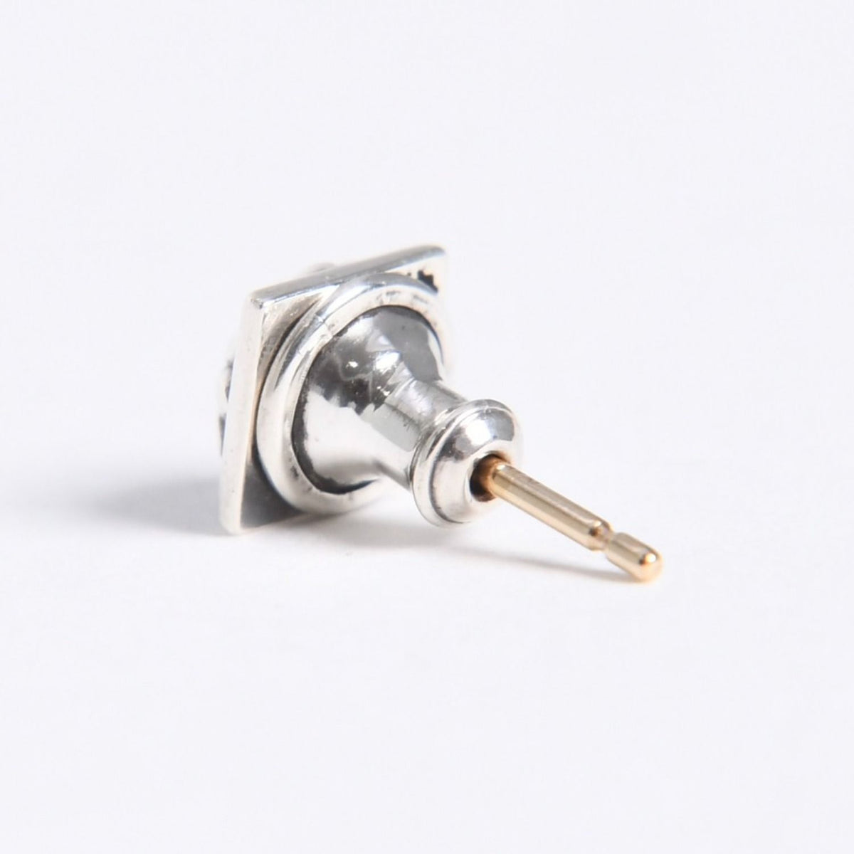 Chrome Hearts Stud Pyramid Pls Single Earrings 925 Sterling Silver — view 6