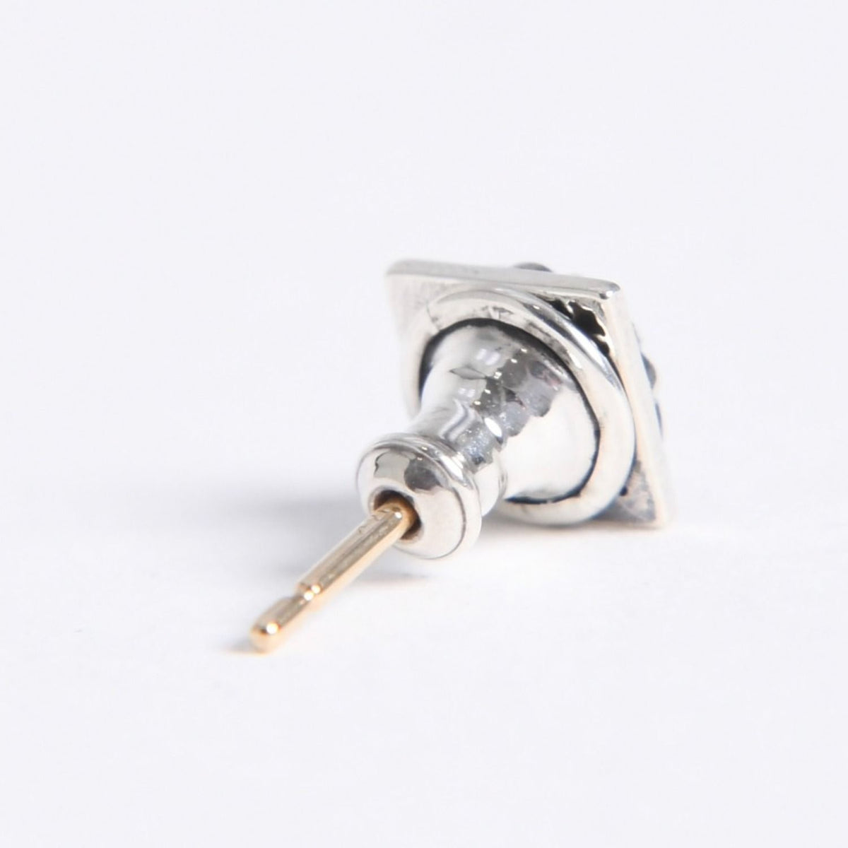 Chrome Hearts Stud Pyramid Pls Single Earrings 925 Sterling Silver — view 7