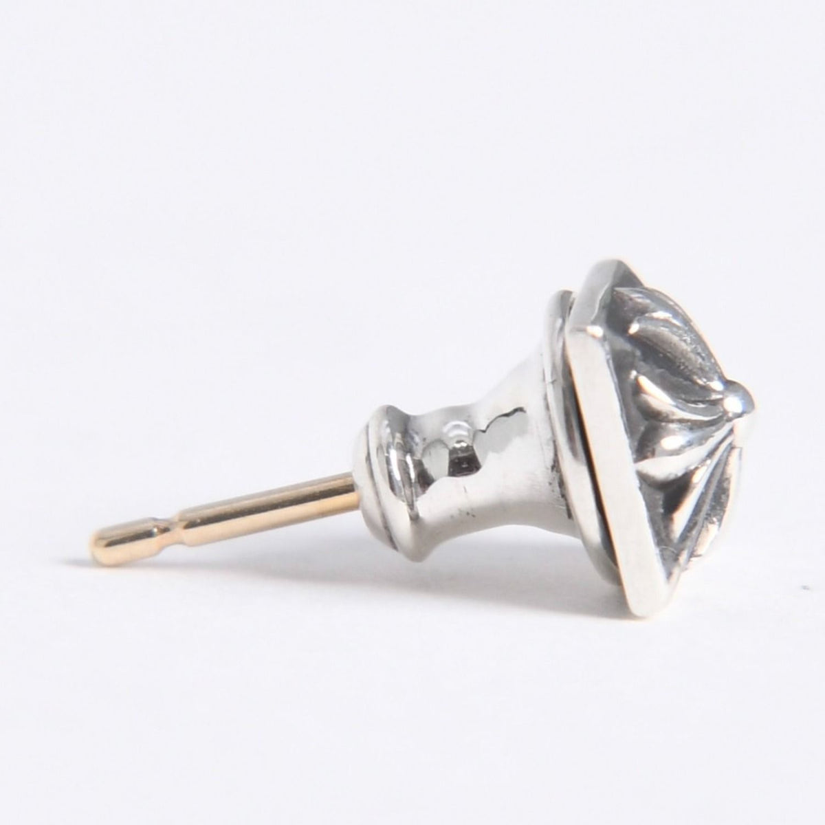 Chrome Hearts Stud Pyramid Pls Single Earrings 925 Sterling Silver — view 4
