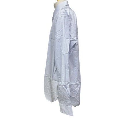 Louis Vuitton Slim Fit Long Sleeve Shirt Check Pattern Cotton 100% Light Gray — view 2