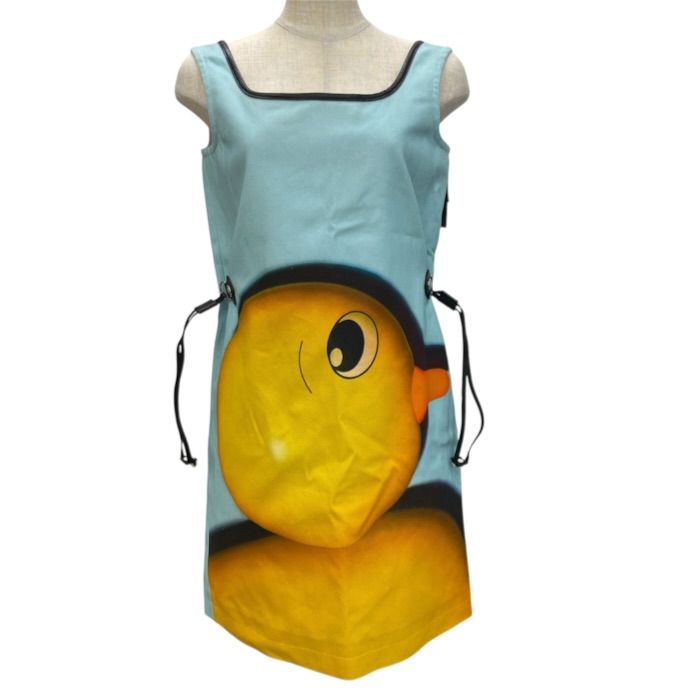 Louis Vuitton Sun Yitian Collaboration Dress Duck Cotton 100% Sheepskin Light