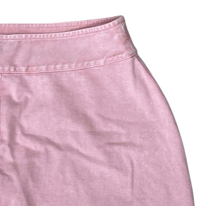 Louis Vuitton Mini Skirt Denim Asymmetric Cotton Pink — view 8