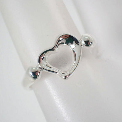 Tiffany & Co 925 Open Heart Ring — view 4