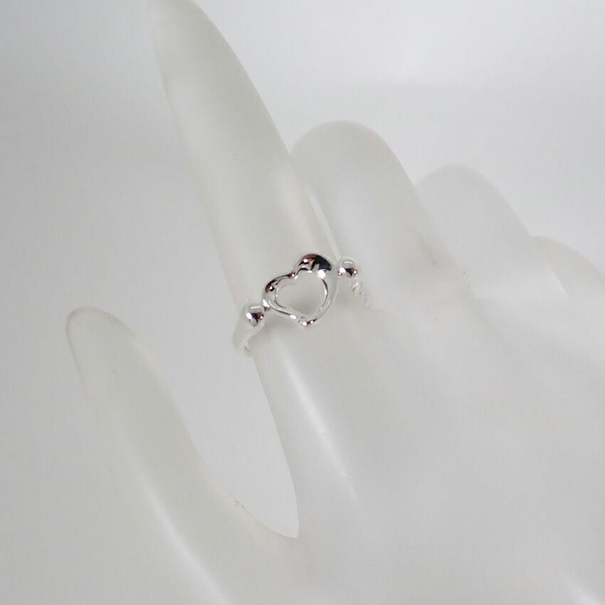 Tiffany & Co 925 Open Heart Ring — view 3