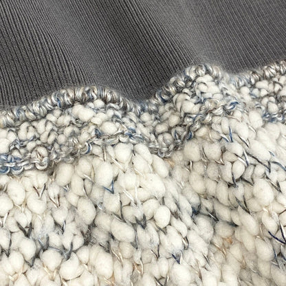 Chanel Silk Wool Docking Dress Gray 34 — view 7