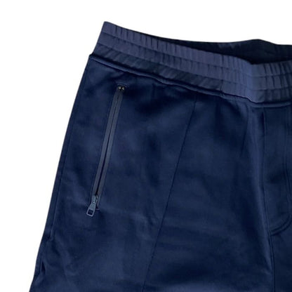 Louis Vuitton Trousers Jersey Pants Track Polyester Silk Navy — view 4