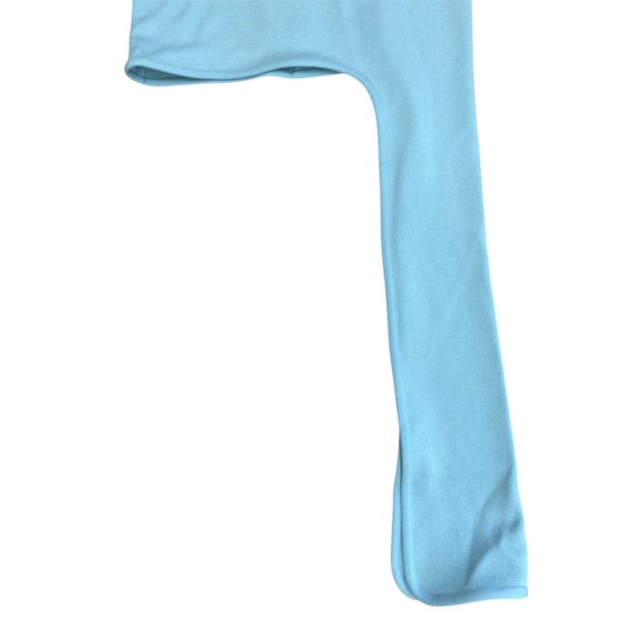 Louis Vuitton Mini Skirt Asymmetric Rayon Nylon Light Blue — view 5